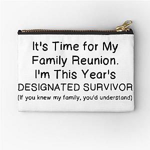 FAMILY DESIGNATED SURVIVOR Zipper Pouch