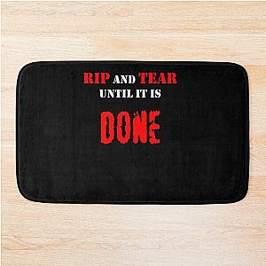 Rip and tear it until it's done bath mat
