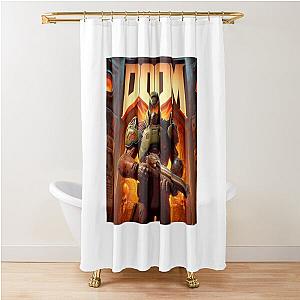 Doom Slayer Shower Curtain