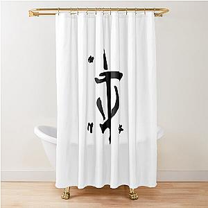 Mark of the Slayer Black Version Shower Curtain