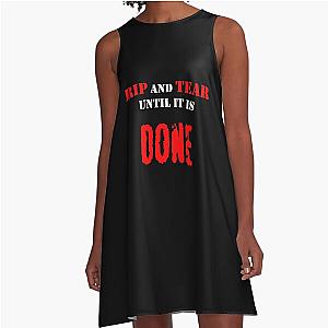 Rip and Tear A-Line Dress
