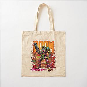 Doom Slayer Retro Pop Art Cotton Tote