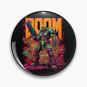 Doom Slayer Retro Pop Pin