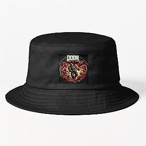 Doom Slayer Surrounded by Evil Dead Bucket Hat