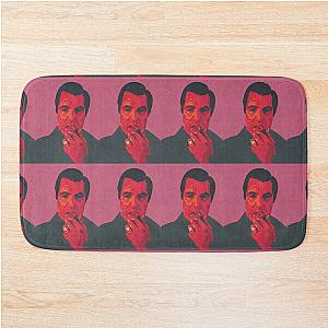 Claes Bang Dracula Stencil Coloured Drawing Bath Mat