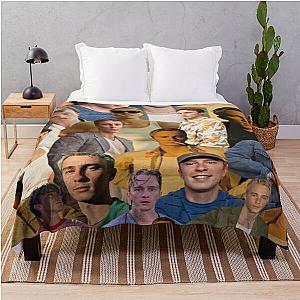 Drew Starkey Photo Collage Throw Blanket