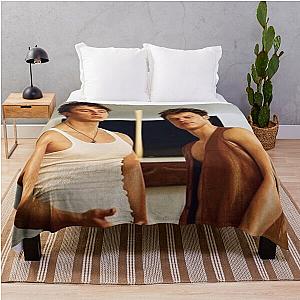 Drew and Rudy throw blanket