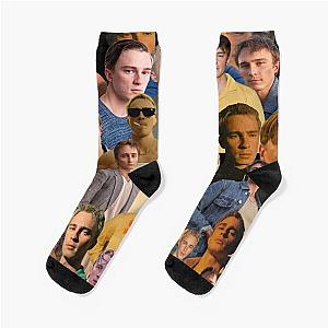 Drew Starkey photo collage socks