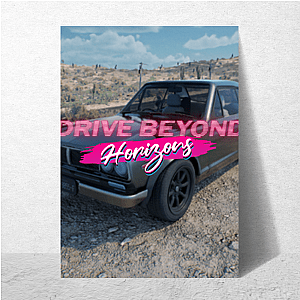 Wheels of Freedom – Drive Beyond Horizons Apparel Drive Beyond Horizons Posters