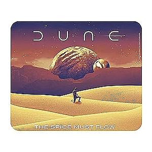 AbyStyle Dune: The Spice Must Flow Mousepad 9.25" x 7.7" Non Slip Rubber Mouse Pad Square Mouse Mat Office Desktop Computer Accessories Gift