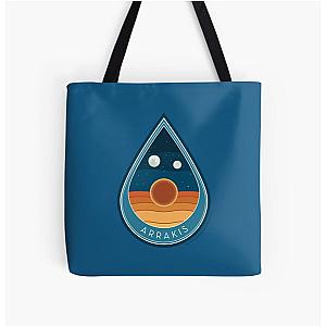 Dune Arrakis Sand Worm Space Patch Over Print Tote Bag