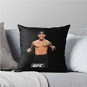 Dustin Poirier Vintage Sticker Pillow