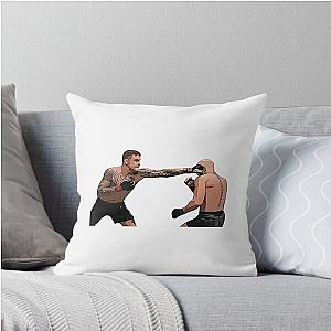 Dustin Poirier Vintage Throw Pillow