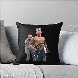 Dustin Poirier Vintage Throw Pillow