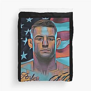 Dustin Poirier Vintage Duvet Cover