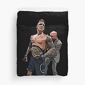 Dustin Poirier Sticker Duvet Cover