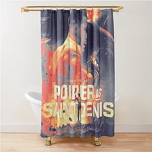 Dustin Poirier vs Benoit Saint-Denis UFC 299 Shower Curtain