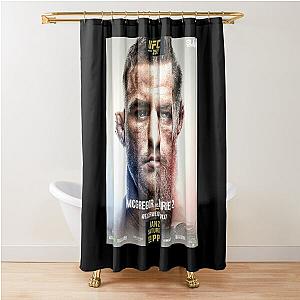 Conor McGregor Dustin Poirier Poster Shower Curtain