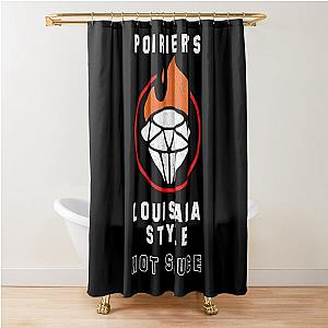 Loves Music Dustin Louisana Style Hot Sauce Vintage Shower Curtain
