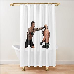 Dustin Poirier Vintage Shower Curtain
