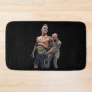 Dustin Poirier Vintage Sticker Bath Mat