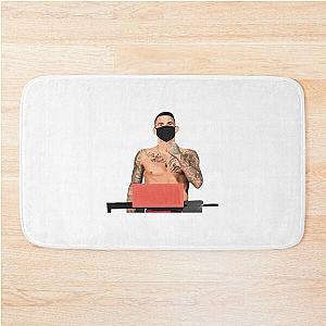 Dustin Poirier Vintage Sticker Bath Mat