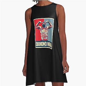 People Classic Dustin Poirier Girl Diamond Vintage Style A-Line Dress