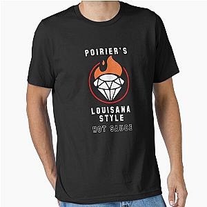 Loves Music and Dustin Poirier Louisana Style Hot Sauce Vintage Photography T-Shirt