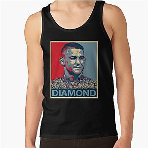 People Dustin Poirier Just a Girl Diamond Vintage Style Tank Top