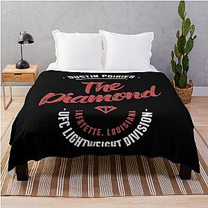 Dustin Poirier Vintage Red Classic Throw Blanket
