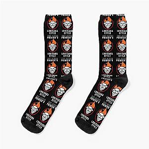 Loves Music Dustin Poirier Louisana Style Hot Sauce Vintage Photography Socks
