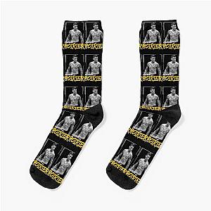 Awesome First Day with Dustin Poirier Vintage Style Socks