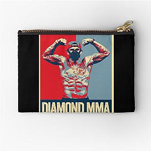 People Dustin Poirier A Girl Diamond Vintage Style Zipper Pouch