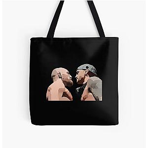 Dustin Poirier Vintage Sticker Tote Bag