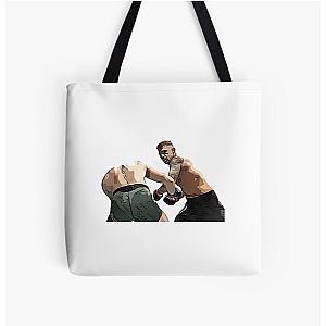 Dustin Poirier Vintage Sticker Tote Bag