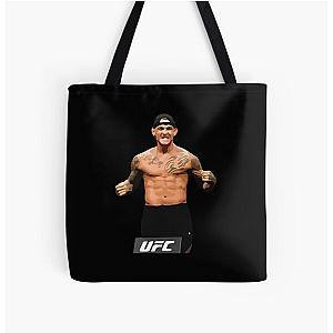 Dustin Poirier Vintage Sticker All Print Tote Bag