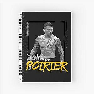 Awesome First Day Team Dustin Poirier Vintage Style Spiral Notebook