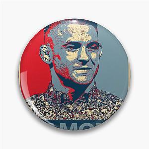 Dustin Poirier Classic Vintage Style Pin, A Girl, Diamond