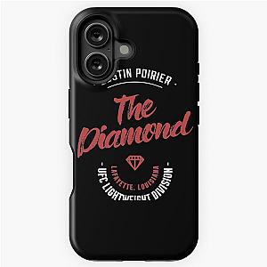 Dustin Poirier Vintage Typography Badge Red Classic iPhone Case