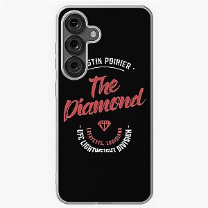 Dustin Poirier Vintage Typography Badge Red Samsung Galaxy Soft Case