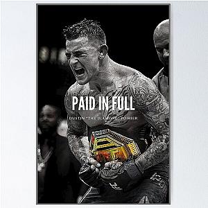 Dustin Poirier Paid In Full Poster
