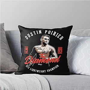 Team Dustin Poirier Gift Idea Throw Pillow