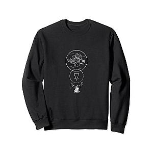 Vintage Distressed Element Fire Wind Earth Design Gift Sweatshirt
