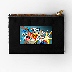 Earthworm Jim Apparel Earthworm Jim Zipper Pouches