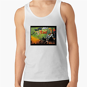 Earthworm Jim Line Earthworm Jim Tank Tops