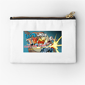 Earthworm Jim Apparel Earthworm Jim Zipper Pouches