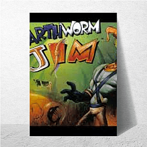 Earthworm Jim Line Earthworm Jim Posters