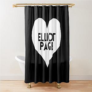 Love Elliot Page Shower Curtain