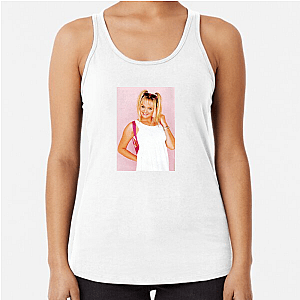 Emma Bunton Iconic Pigtails and Solo Hits Motif Emma Bunton Tank Tops