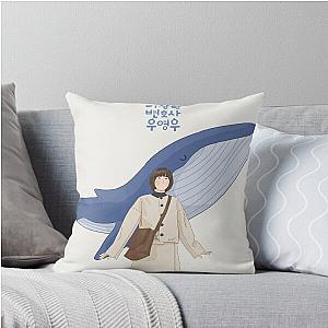Extraordinary Attorney Woo Big Whale Throw Pillow
